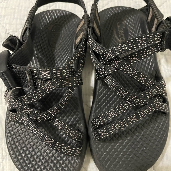 Chaco Black and Gray Adjustable Sandals - Picture 1 of 5